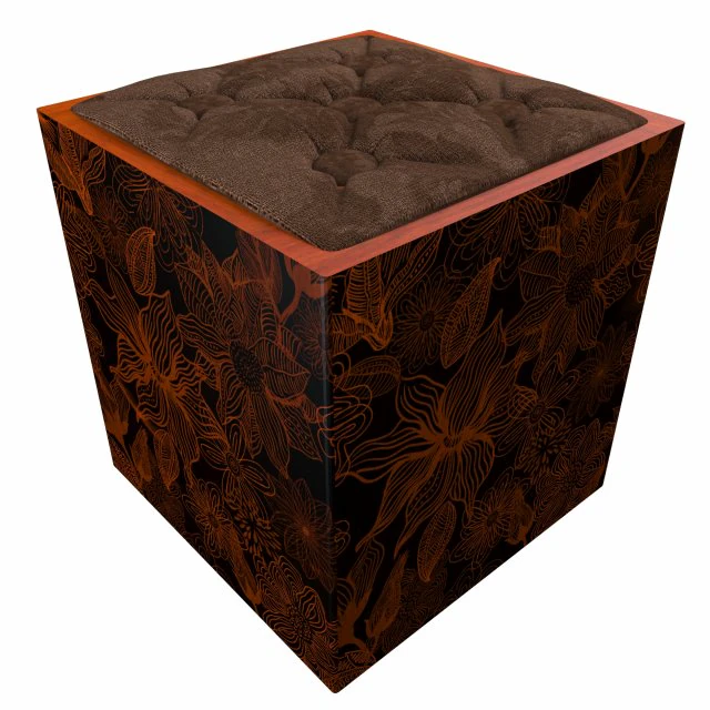 chair wood 3D Model .c4d .max .obj .3ds .fbx .stl .blend