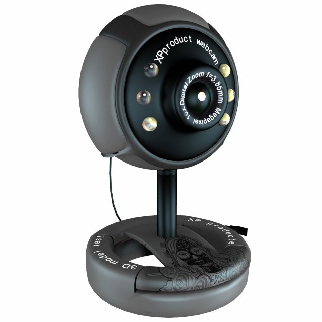 webcam 3D Model .c4d .max .obj .3ds .fbx .stl .blend 