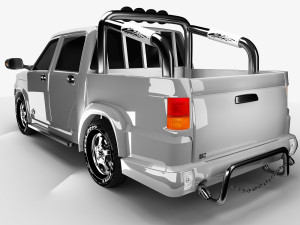 uaz pickup Model 3D