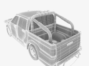 uaz pickup Model 3D