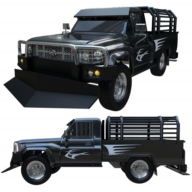 toyota shadow 3D 模型 .c4d .max .obj .3ds .fbx .stl .blend 