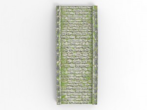 medieval bridge low poly Modelo 3D