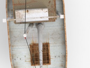 rusty fishing boat Modelo 3D