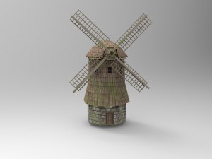 medieval buildings Model 3D