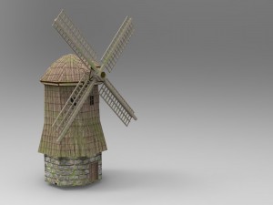 medieval buildings Model 3D