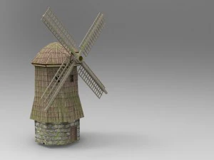 medieval buildings 3D Model