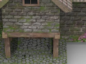 medieval buildings 3D Model
