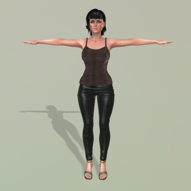 mariya 3D 模型 .c4d .max .obj .3ds .fbx .stl .blend 
