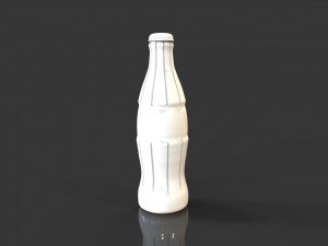 bottle glass cocacola 3D Model