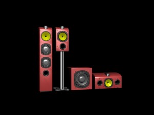 audio system 3D-Modell