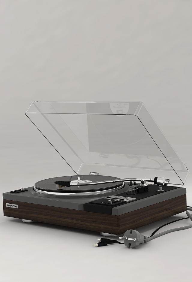 pioneerpl115d 3D Model .c4d .max .obj .3ds .fbx .stl .blend 