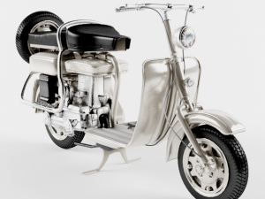 lambretta 125d 3D 모델