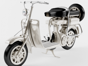 lambretta 125d 3D मॉडल