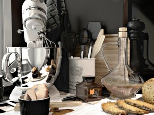 kitchen 3D 모델