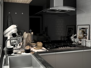 kitchen 3D 模型