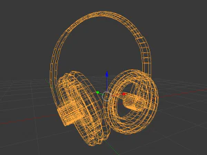 fones de ouvido Modelo 3D
