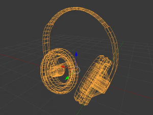 fones de ouvido Modelo 3D