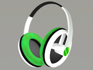 headphones Model 3D