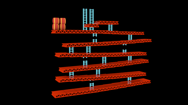 platforms from dk game 3D मॉडल .c4d .max .obj .3ds .fbx .stl .blend 