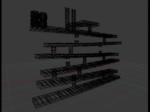 platforms from dk game 3D मॉडल