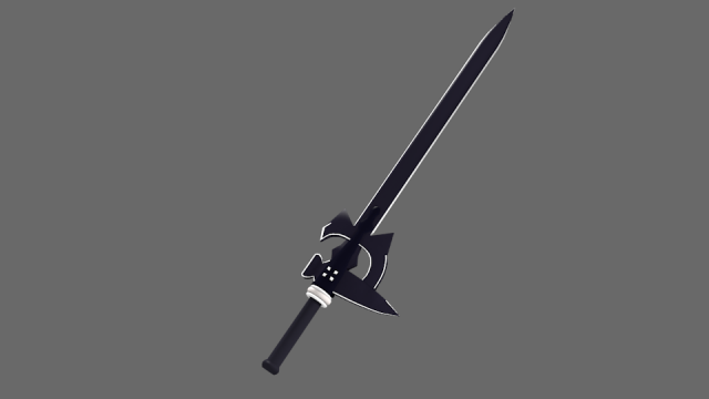 sword Model Cetak 3D .c4d .max .obj .3ds .fbx .stl .blend 