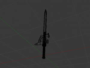 sword Model Cetak 3D