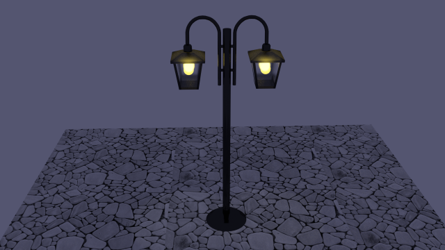street lamp 3D-Modell .c4d .max .obj .3ds .fbx .stl .blend 