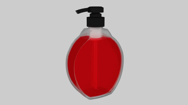 liquid soap 3D Model .c4d .max .obj .3ds .fbx .stl .blend 