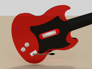 guitar hero controller 3D मॉडल
