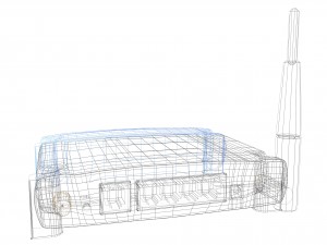 linksys wireless router 3D Model