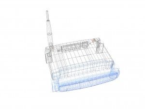 linksys wireless router 3D Model