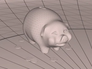 piggy bank 3D Model