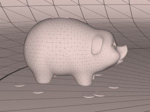 piggy bank Modello 3D