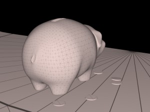 piggy bank Modello 3D