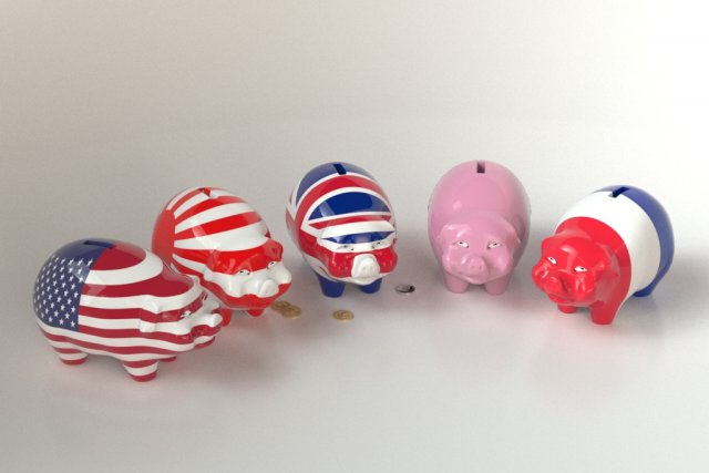 piggy bank Modello 3D .c4d .max .obj .3ds .fbx .stl .blend 
