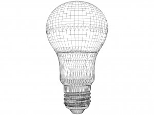 led lamp a60 type 3D Model