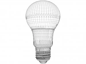led lamp a60 type 3D Model