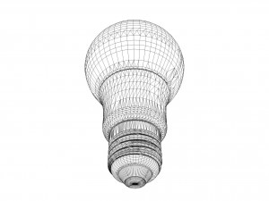 led lamp a60 type 3D Model