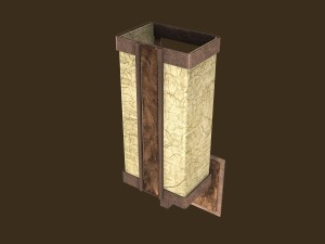 rustic sconce 3D Модель