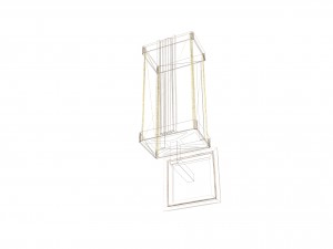 rustic sconce 3D Модель