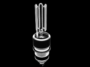 eco-filament globe shaped bulb 3D Модель