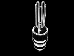 eco-filament pear shaped bulb 3D Модель