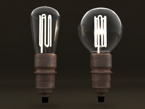 eco-filament light bulbs combo 3Dモデル