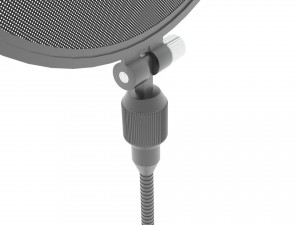 pop filter - rigged 3D 모델