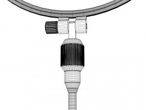 pop filter - rigged 3D 모델