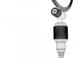 pop filter - rigged 3D 모델