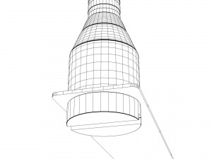 pop filter - rigged 3D 모델