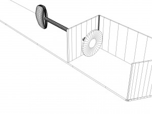 pop filter - rigged 3D 모델