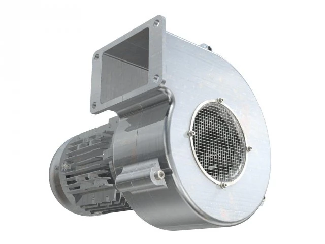 industrial centrifugal blower fan - animated 3D Model .c4d .max .obj .3ds .fbx .stl .blend 