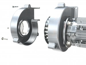 industrial centrifugal blower fan - animated 3D Modell